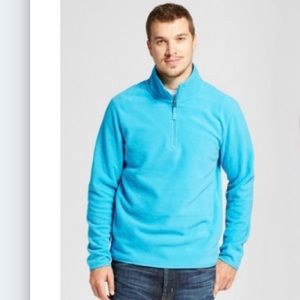 Men’s Micro Fleece Jacket Sweater Sweatshirt Large